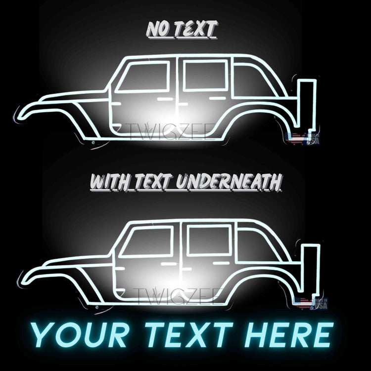 Custom Jeep Neon Sign I Any Vehicle