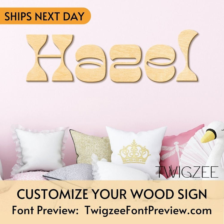 Hazel Name Sign