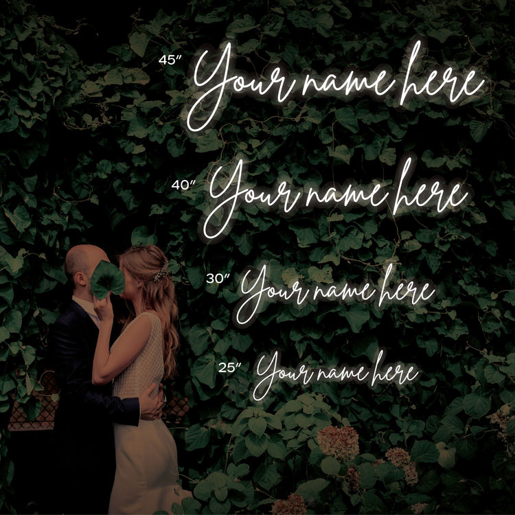 The Woods Neon I Custom Neon Sign | Neon Bedroom Sign | Neon Light | Personalized Gifts | Wedding Backdrop | Name Signs | Wedding Neon Sign | Made in USA