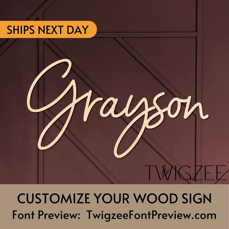 Grayson Name Sign