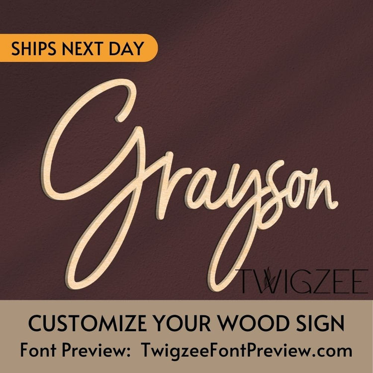 Grayson Name Sign